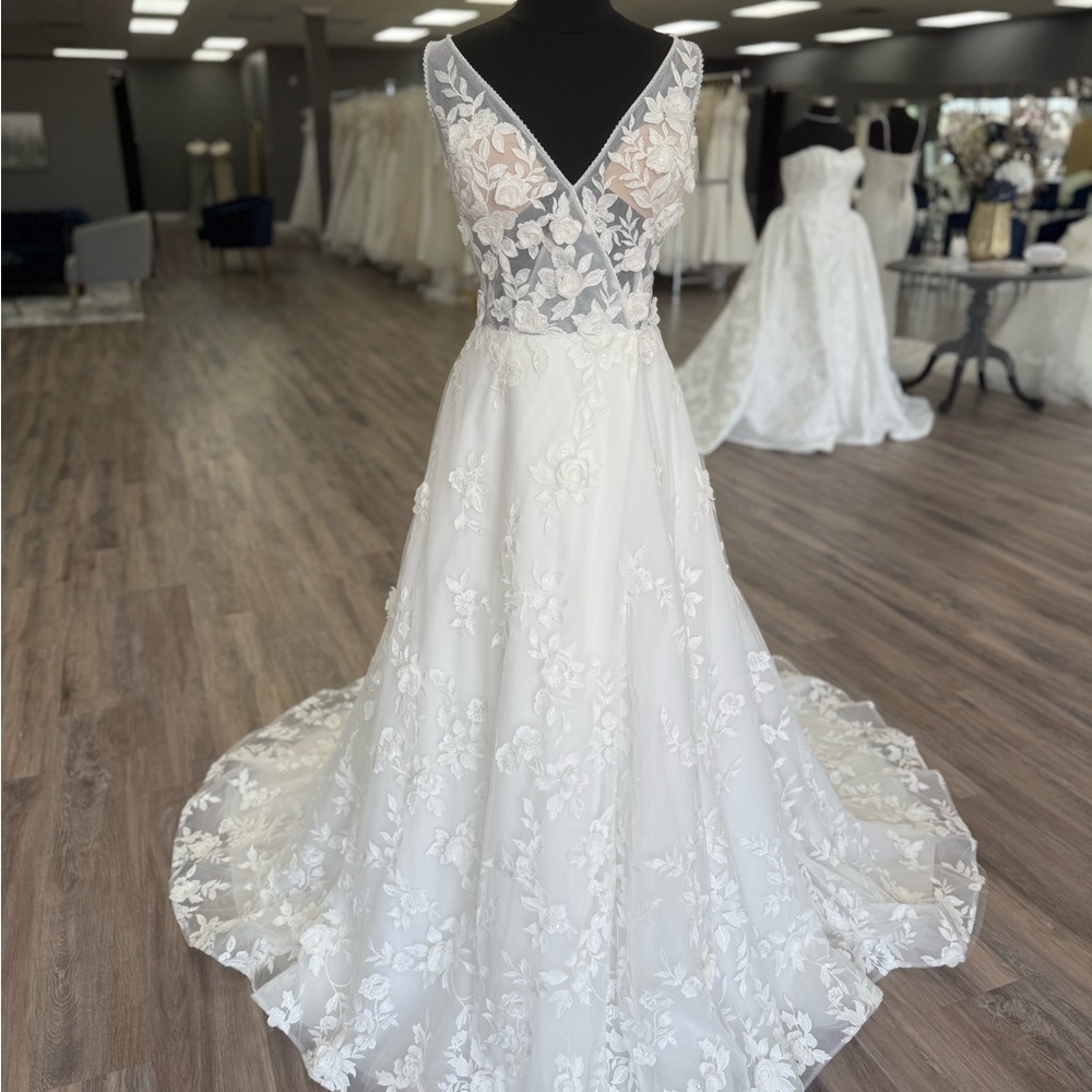 Nora Spencer Signature A-line Floral Wedding Dress